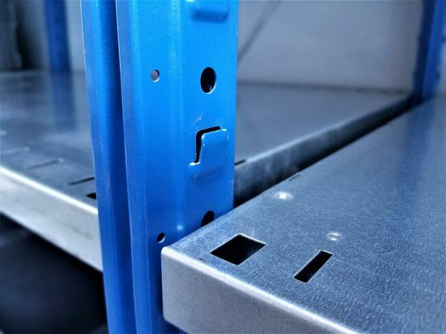 REGAŁ 60x220x312/18p Magazynowy Metalowy Garażowy Warsztatow