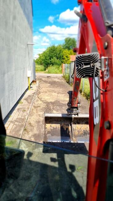 Minikoparka, wykopy,koparka, usługi