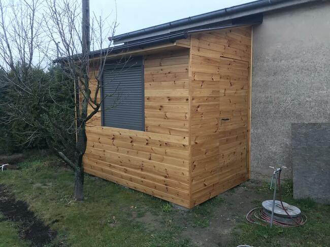 Altanka wiata taras domek z drewna