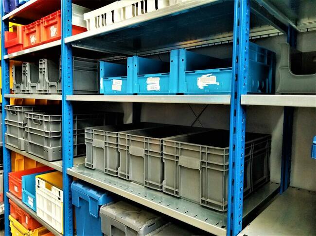 REGAŁ 60x220x312/18p Magazynowy Metalowy Garażowy Warsztatow