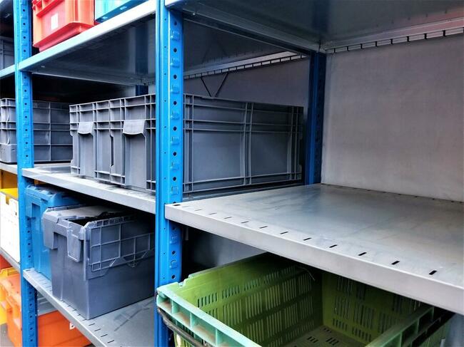 REGAŁ 60x220x312/18p Magazynowy Metalowy Garażowy Warsztatow