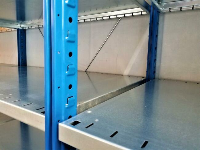 REGAŁ 60x220x312/18p Magazynowy Metalowy Garażowy Warsztatow