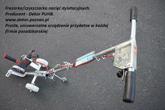 Frezarka/Czyszczarka nacinania rowków i fazowania dylatacji