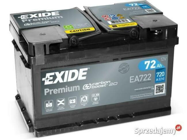 Akumulator 72Ah 720A EN Exide Premium PRAWY PLUS