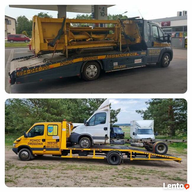 TRANSPORT MASZYN ROLNICZYCH, BUDOWLANYCH I INNYCH