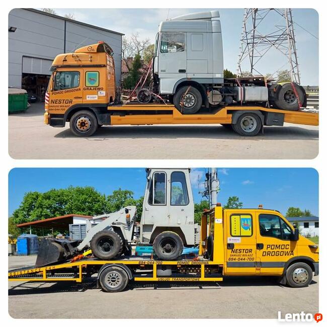 TRANSPORT MASZYN ROLNICZYCH, BUDOWLANYCH I INNYCH