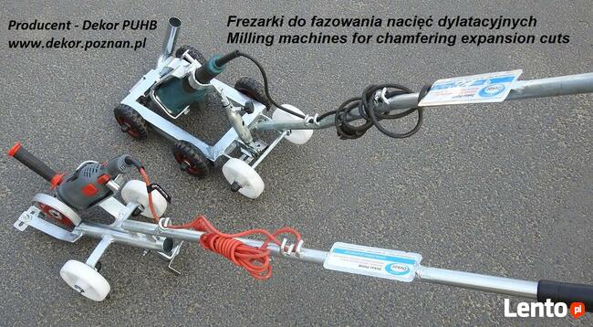 Frezarka/Czyszczarka nacinania rowków i fazowania dylatacji