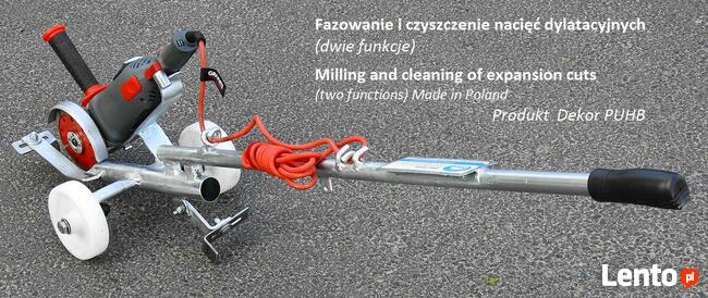 Frezarka/Czyszczarka nacinania rowków i fazowania dylatacji