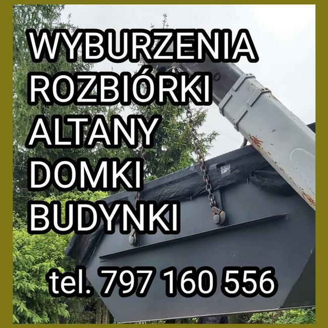 Wyburzenia i rozbiórki, altany, domki letniskowe, Poznań