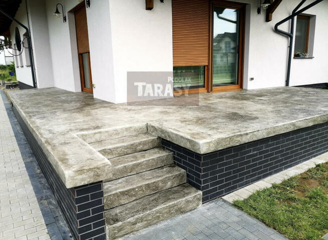 Beton stemplowany, dekoracyjny