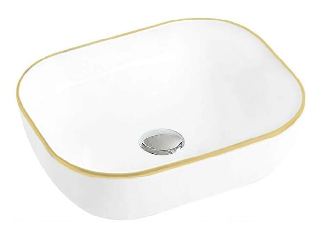 UMYWALKA nablatowa 45x30 cm ZŁOTY RANT Gold Edge