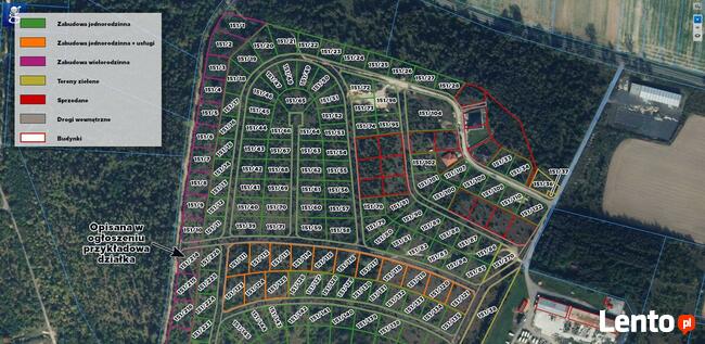 Działki pod zabudowę wielorodzinną, Lipce 23 szt.