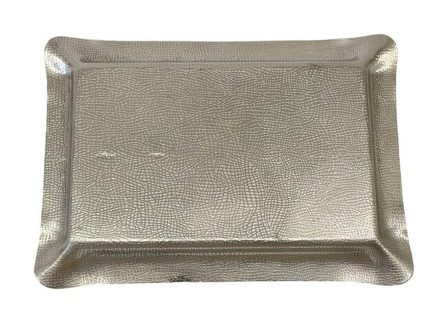 Popielniczka metalowa karciana brydżowa PRL