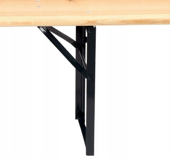 ZESTAW mebli PIWNY BAROWY STÓŁ + 2 ŁAWKI, 170cm ogrodowy