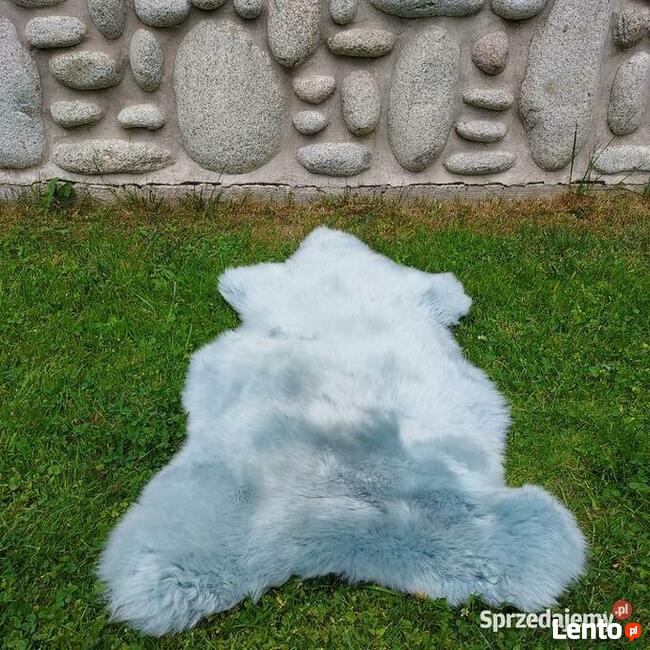Skóra Owcza Kolor Miętowy Naturalna Skóry Dekoracyjne