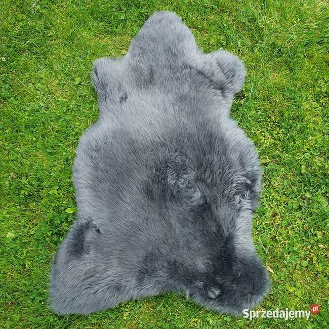 Skóry Owcze Dekoracyjne Grafit Naturalne Skóry Garbarnia