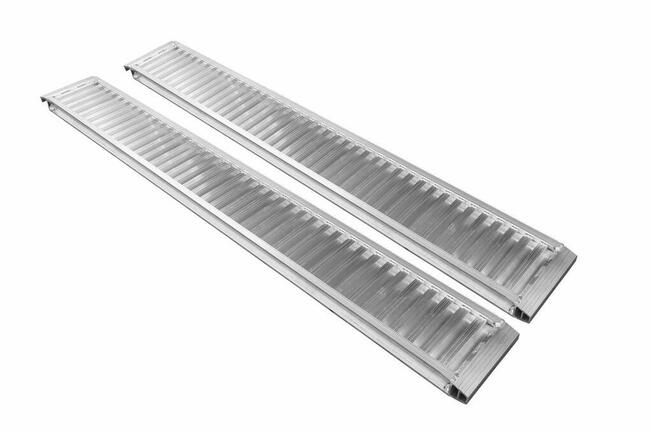 Komplet 2 szt. najazdy aluminiowe 2,5-metrowe 3000 kg