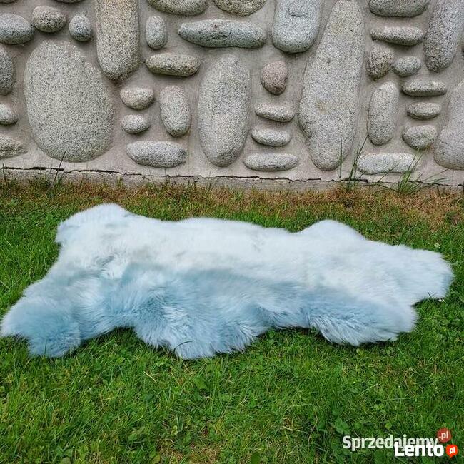Skóra Owcza Kolor Miętowy Naturalna Skóry Dekoracyjne