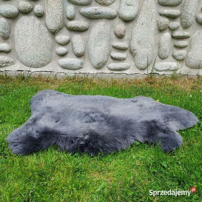 Skóry Owcze Dekoracyjne Grafit Naturalne Skóry Garbarnia