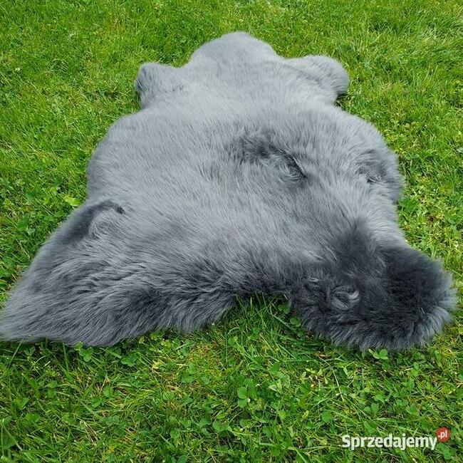 Skóry Owcze Dekoracyjne Grafit Naturalne Skóry Garbarnia