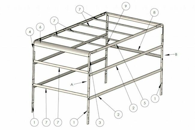 Przyczepa 1-oś 300x150 EXPERT PLUS 3015 DMC 1,3T