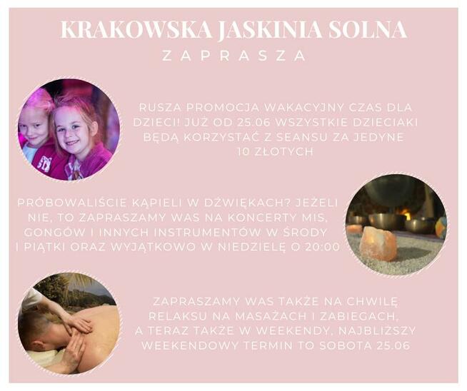 Czekamy na Was w Krakowskiej Jaskini Solnej!