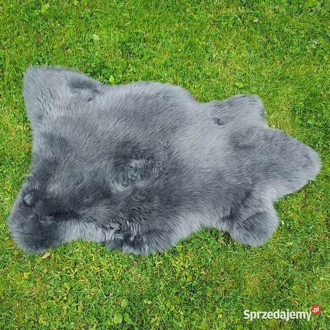 Skóry Owcze Dekoracyjne Grafit Naturalne Skóry Garbarnia