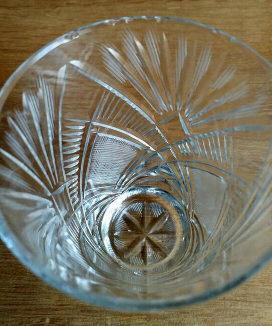 Szklanki Kryształowe 4 szt. zPRL.