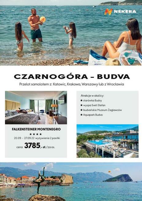 *Czarnogóra - malownicze wybrzeże i piękne słoneczne plaże*