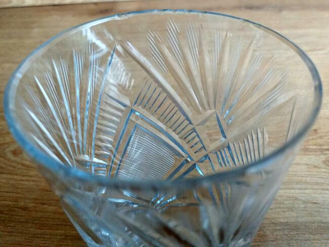 Szklanki Kryształowe 4 szt. zPRL.