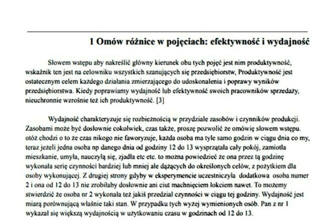 Różnice między pojęciami: efektywność a wydajność