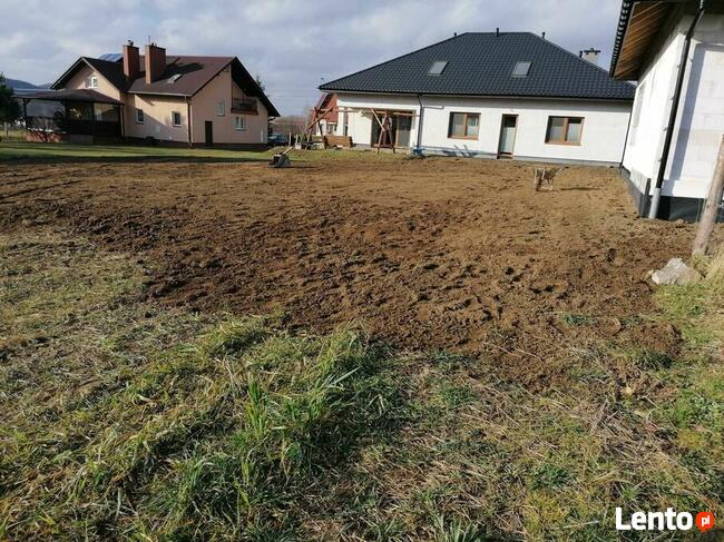 Prace ziemne, wykopy, usługi koparką, wozidło, wiertnica