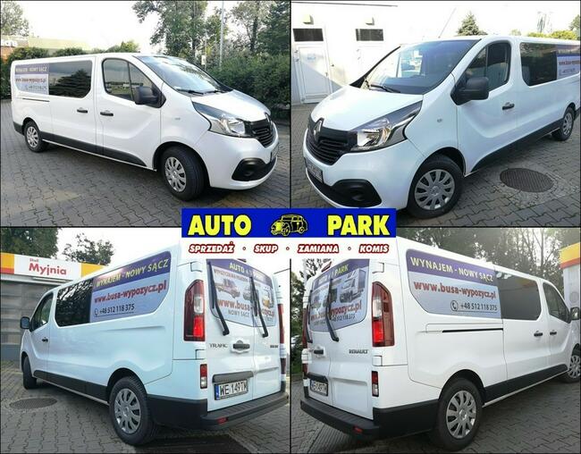 WYNAJEM BUS 9 OSOBOWY RENAULT TRAFIC LONG - NOWY SĄCZ / ZAKOPANE