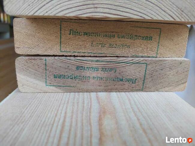 Deska tarasowa Modrzew Syberyjski - 2-6m Transport cała PL