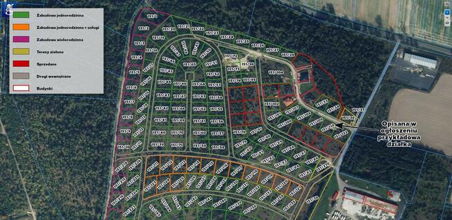 Działki jednorodzinne, wielorodzinne,usługi 231 szt