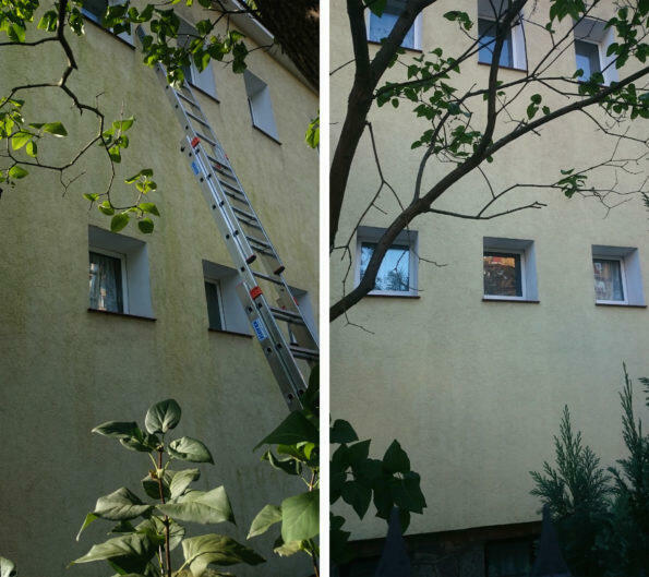 Mycie kostki brukowej, Czyszczenie kostki brukowej, Ogrodzeń