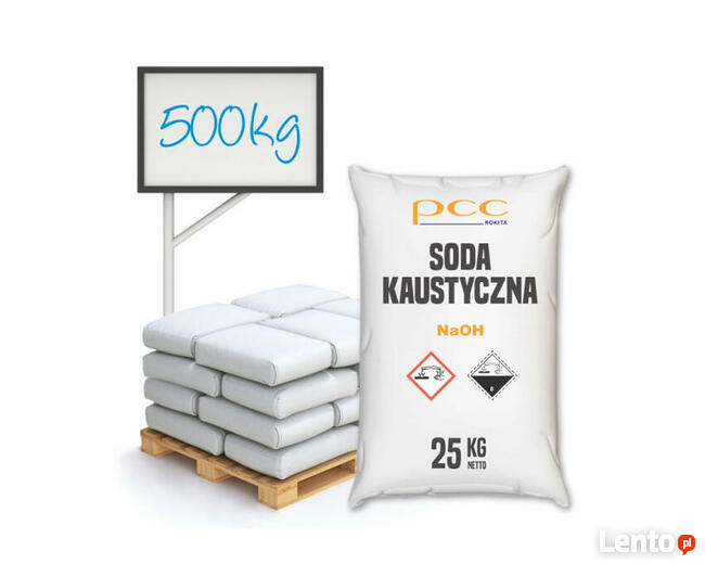 Soda kaustyczna, płatki