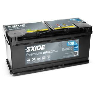 888x666x735 Akumulator Exide Premium 100Ah 900A PRAWY PLUS