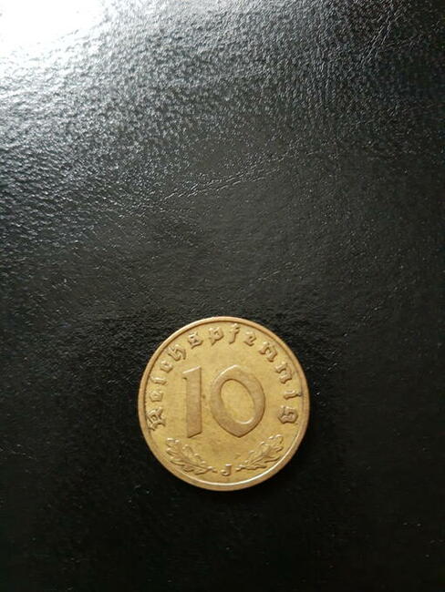 Destrukt Niemcy - III Rzesza - 10 Reichspfennig 1938 J