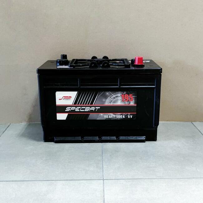 Akumulator 6V 195Ah 950A EN SPECBAT AGRO LEWY PLUS