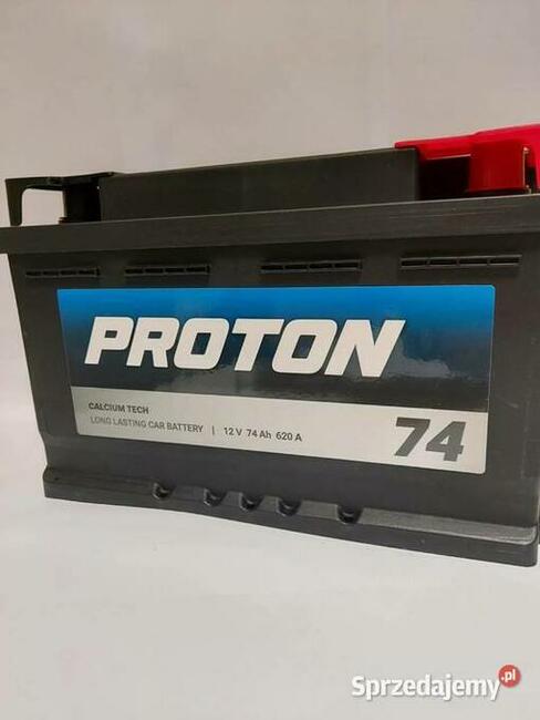 Akumulator PROTON 74Ah 620A EN PRAWY PLUS niski