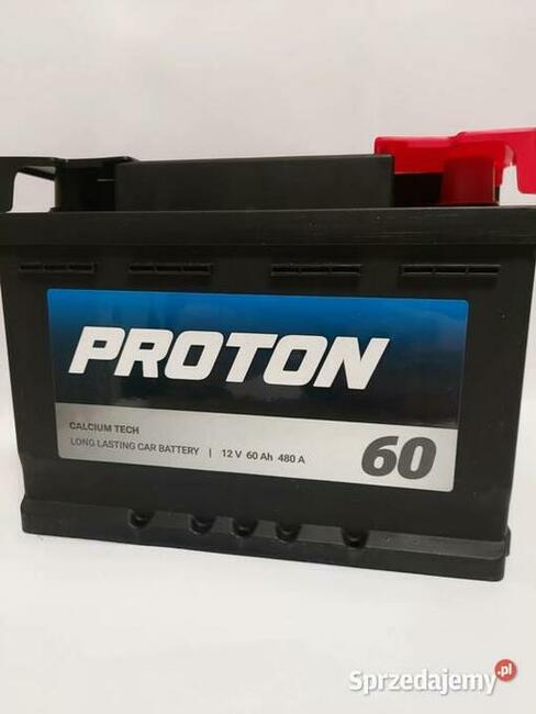 Akumulator PROTON 60Ah 480A EN PRAWY PLUS niski