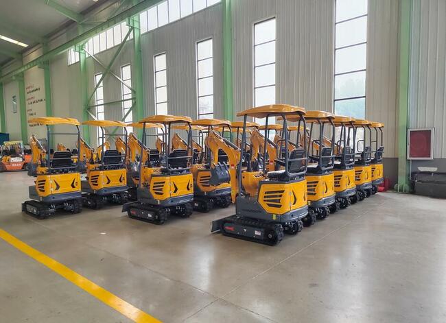 Mini Koparka Berger Kraus BK1250AS skrętne ramie z łyżką