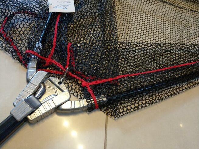 Podbierak metalowy 240/80 gumowana siatka