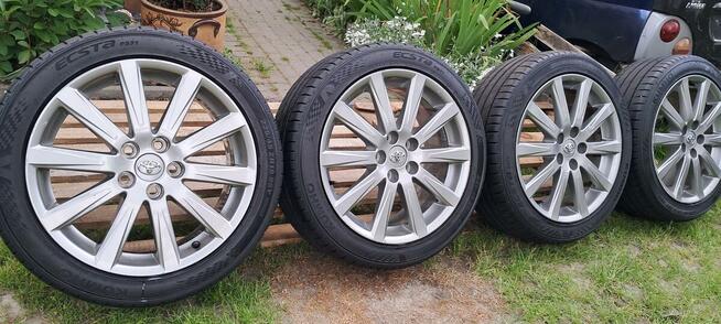 Felgi Koła Aluminiowe TOYOTA 225/45/R18 KUMHO 7.5mm 5x114.3