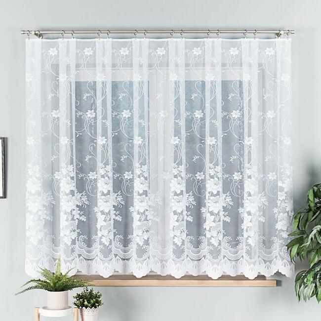 Firany żakardowe na metry i na taśmie marszczącej, sklep