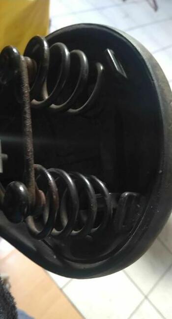 Siodełko rowerowe skórzane