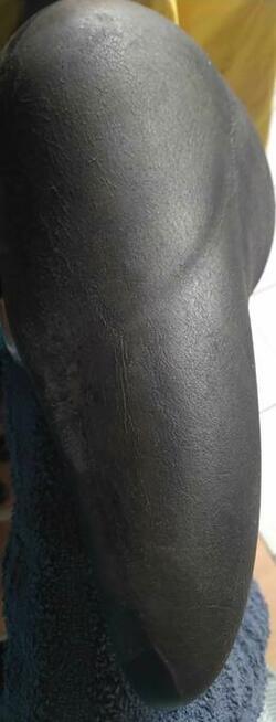 Siodełko rowerowe skórzane