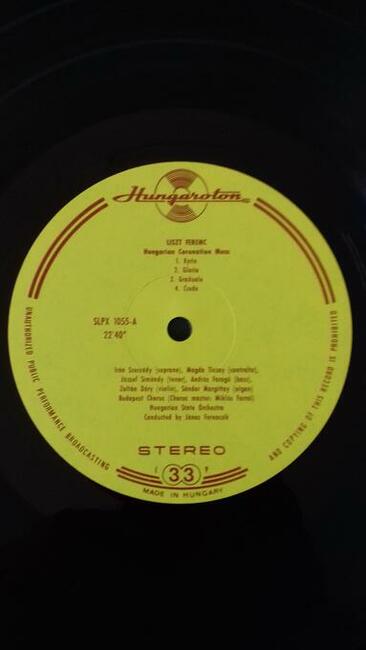 Winyl – Ferenc Liszt - Węgierska Msza Koronacyjna