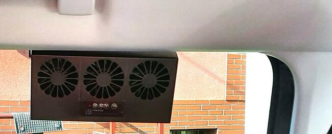 Turbowentylator 3 silnikowy z panelem Foto-Voltaicznym